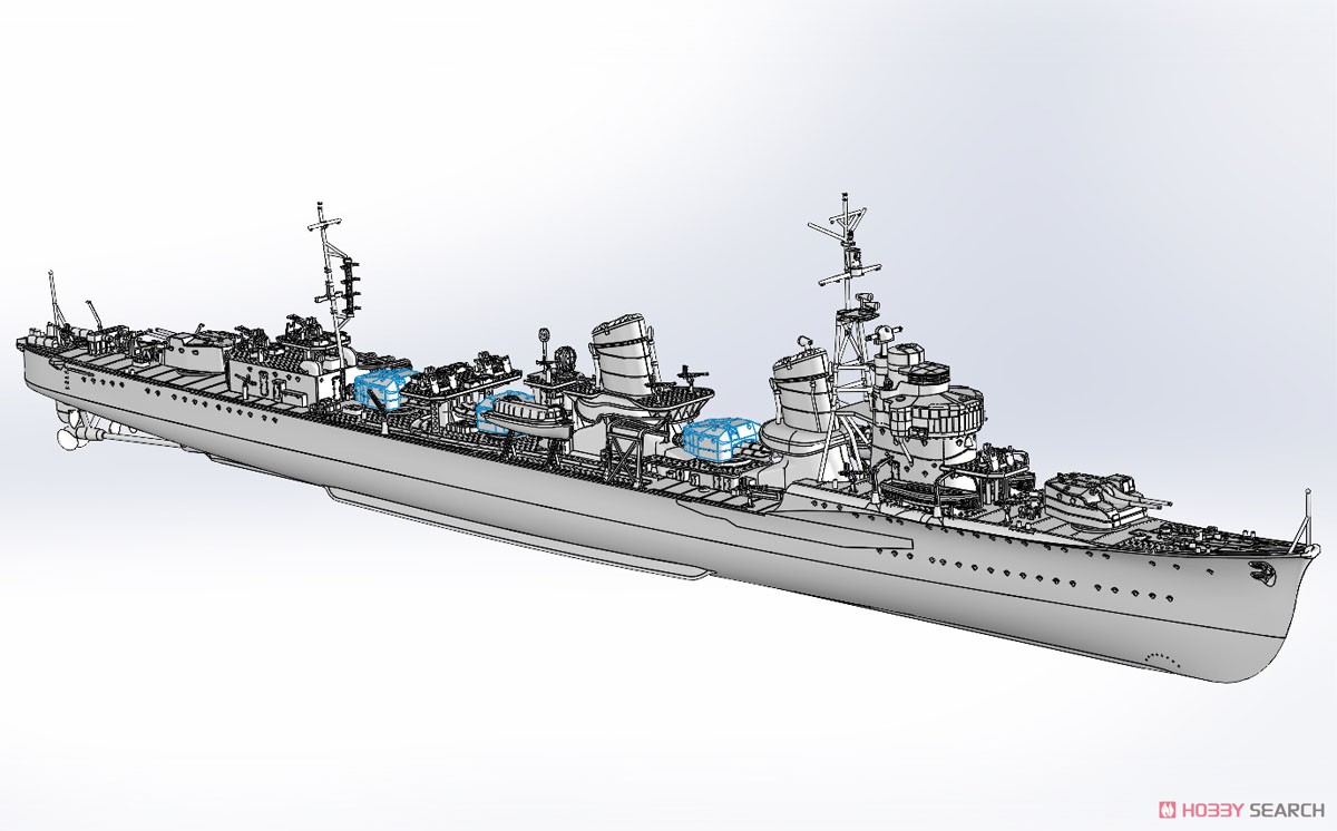 帝国海軍 特型駆逐艦II型 潮 (プラモデル) その他の画像1