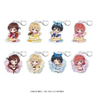 TV Animation [Rent-A-Girlfriend] Trading Acrylic Key Ring [Chara-Dolce] (Set of 8) (Anime Toy)
