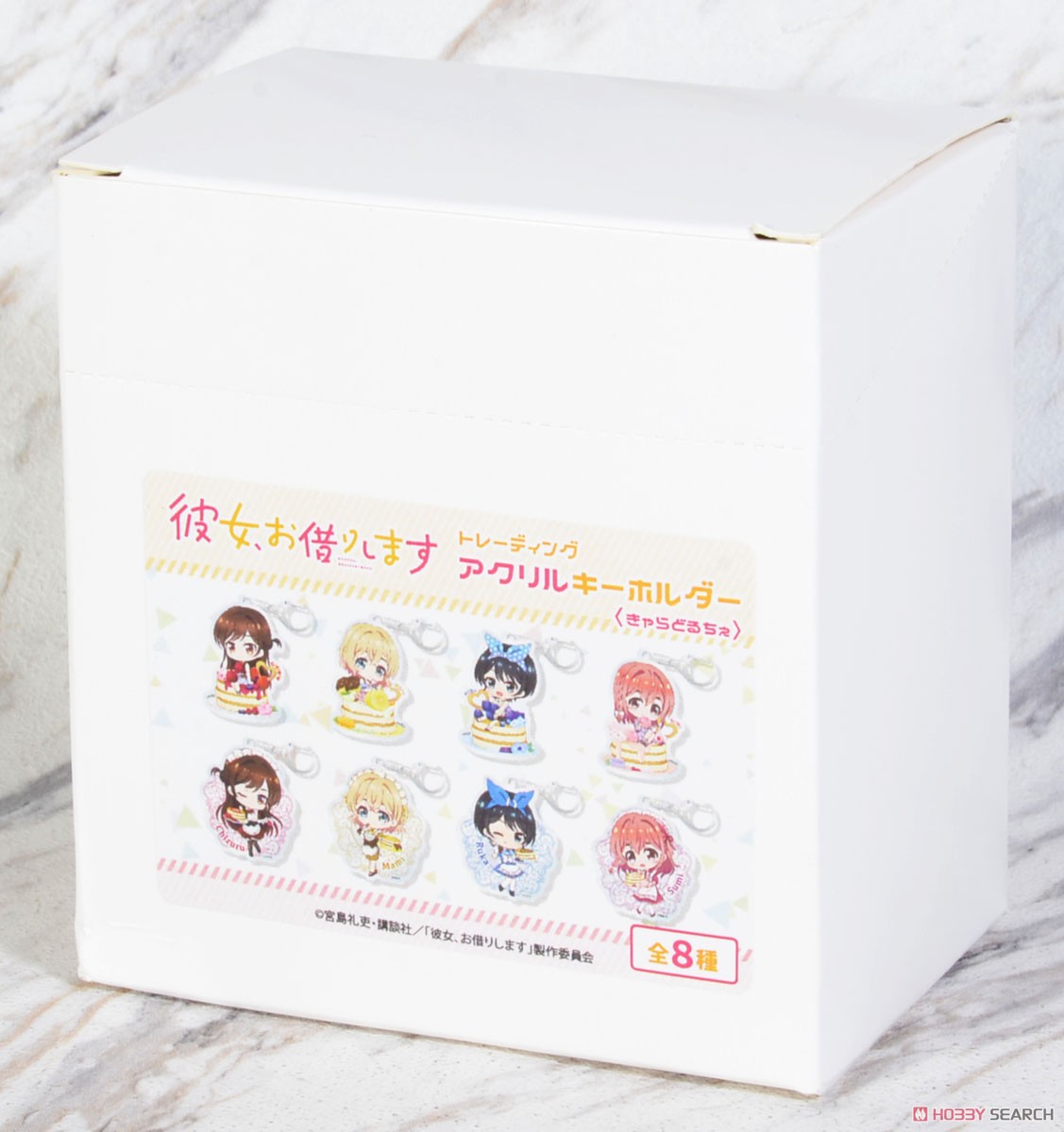 TV Animation [Rent-A-Girlfriend] Trading Acrylic Key Ring [Chara-Dolce] (Set of 8) (Anime Toy) Package1