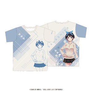 TV Animation [Rent-A-Girlfriend] Full Graphic T-Shirt Ruka Sarashina (Anime Toy)