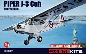 Piper J-3 Cub `International` (Plastic model)
