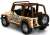 1992 Jeep Wrangler Cream/Brown/Leopard (Diecast Car) Item picture2