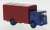 (HO) ビュッシング LU 11 F ボックスワゴン 1960 ブルー/ダークレッド (鉄道模型) 商品画像1