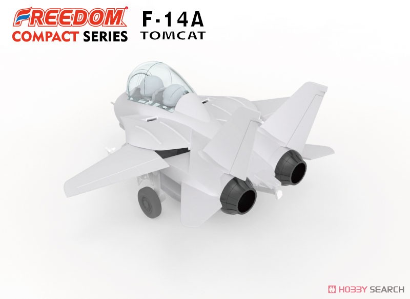 コンパクトシリーズ：F-14A/B トムキャット/ボムキャット 米海軍 VF-84 ジョリーロジャーズ 2 in 1 (プラモデル) その他の画像11