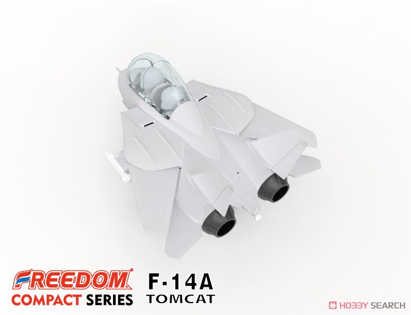 コンパクトシリーズ：F-14A/B トムキャット/ボムキャット 米海軍 VF-84 ジョリーロジャーズ 2 in 1 (プラモデル) その他の画像12