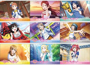 Love Live! School Idol Festival All Stars Square Can Badge Aqours Story Vol.2 (Set of 9) (Anime Toy)