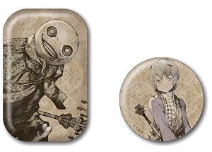 Nier Replicant Ver.1.22474487139... Can Badge Set Emil & No.7 (Anime Toy)