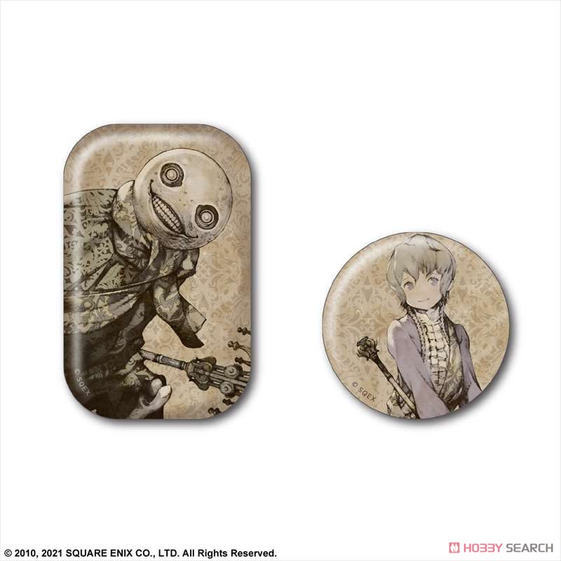 Nier Replicant Ver.1.22474487139... Can Badge Set Emil & No.7 (Anime Toy) Item picture1