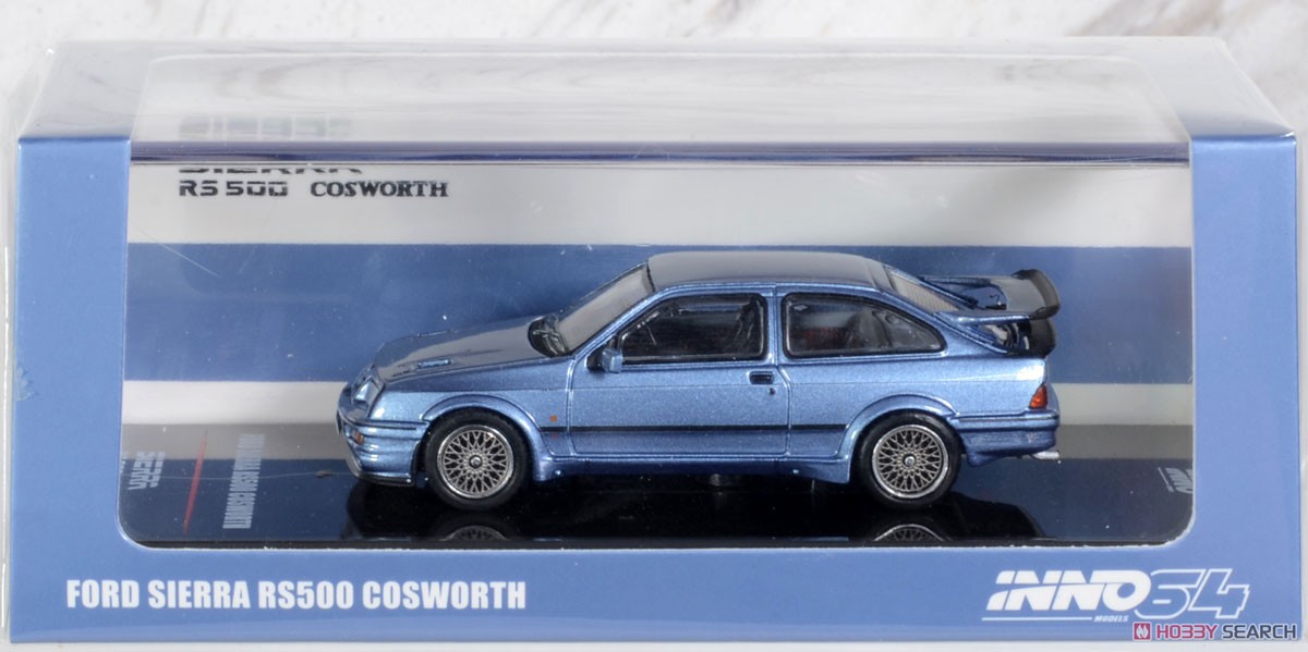 Ford Sierra RS500 Cosworth 1986 Moon Stone Blue (Diecast Car) Package1