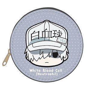 Cells at Work!! Churu Chara Leather Case B [White Blood Cell (Neutrophil)] (Anime Toy)