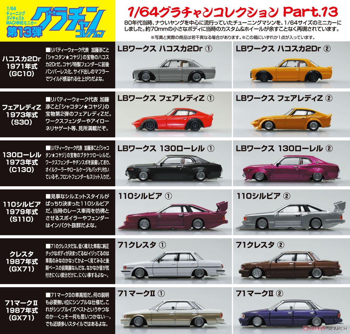 ダイキャストミニカー グラチャンコレクション Part.13 (12個セット) (ミニカー) その他の画像2