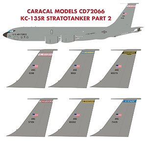 アメリカ空軍 KC-135R ストラトタンカー パート2 デカール (デカール)