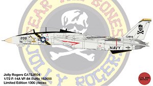 F-14A VF-84 Jolly Rogers 162622 (Pre-built Aircraft)