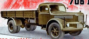 Skoda 706R Matt Dark Green 1946 (Diecast Car)