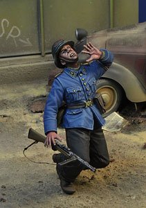 WWII 独 撃たれた国民突撃隊所属のドイツ帝国鉄道職員 ベルリン1945 (プラモデル)