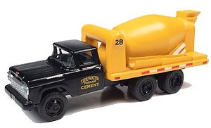 (HO) 1960 Ford Cement Truck (Tidewater) (Diecast Car)