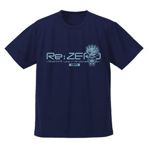 Re:ゼロから始める異世界生活 レム ドライTシャツ デフォルメVer. NAVY L (キャラクターグッズ)