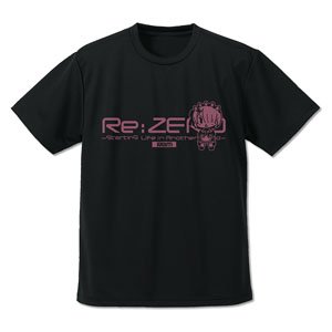 Re:ゼロから始める異世界生活 ラム ドライTシャツ デフォルメVer. BLACK XL (キャラクターグッズ)