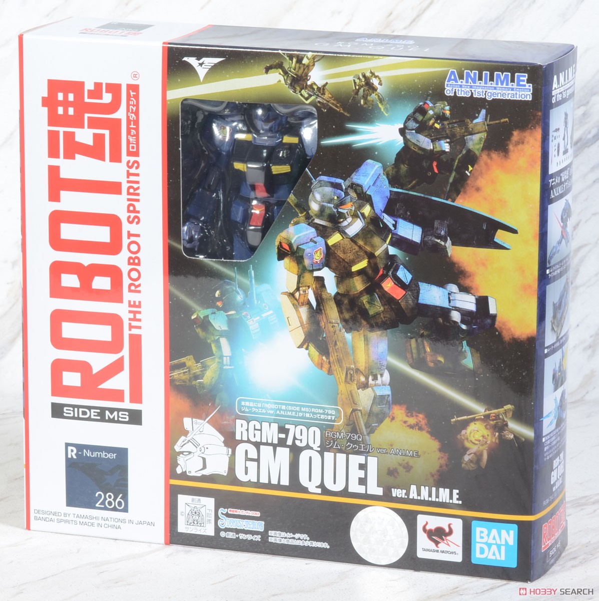 ROBOT魂 ＜ SIDE MS ＞ RGM-79Q ジム・クゥエル ver. A.N.I.M.E. (完成品) パッケージ1