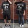 Girls und Panzer das Finale Kuromorimine Girls High School Big Silhouette T-Shirt Black L (Anime Toy) その他の画像1 Thumbnail