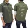 Girls und Panzer das Finale Oarai Girls High School Wappen Base Work Shirt Moss M (Anime Toy) その他の画像1 Thumbnail
