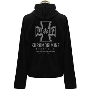 Girls und Panzer das Finale Kuromorimine Girls High School Thin Dry Parka Black M (Anime Toy)