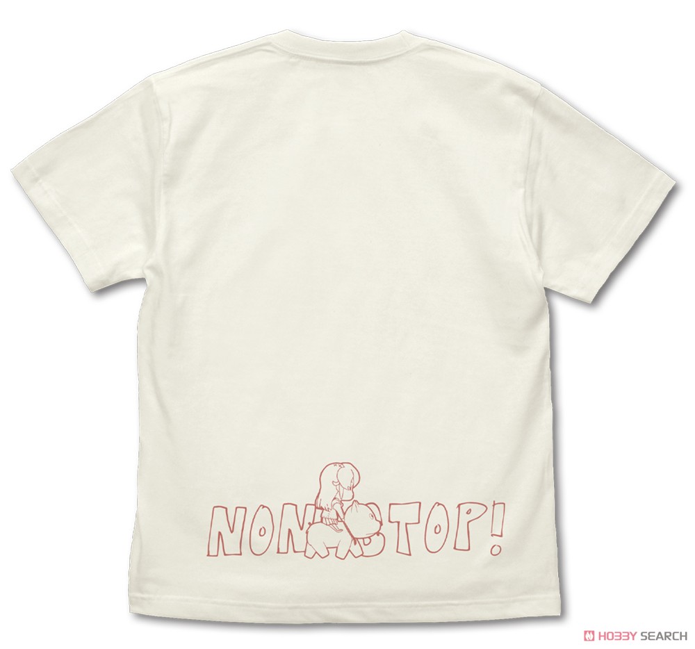Non Non Biyori Nonstop Komagurumi Adventure T-Shirt Vanilla M (Anime Toy) 商品画像2