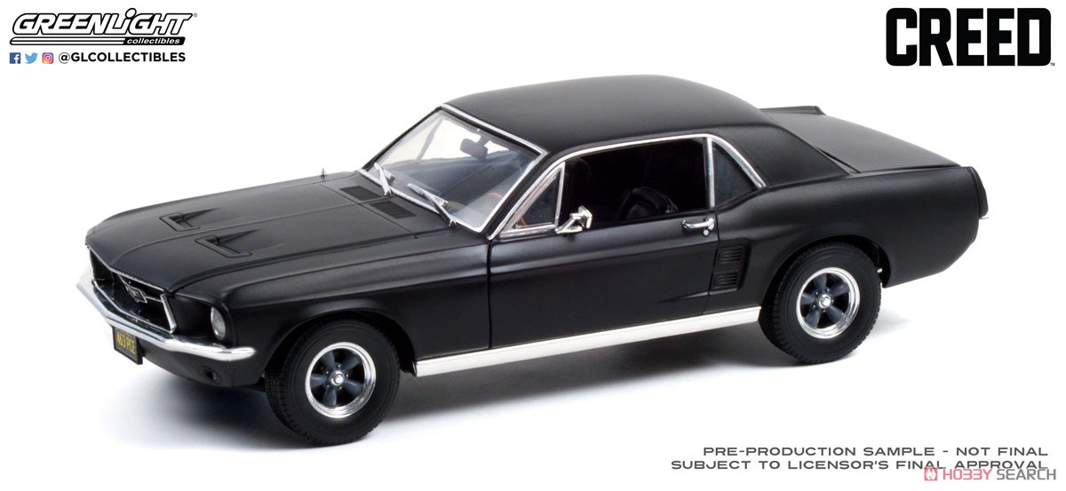 Creed (2015) - Adonis Creed`s 1967 Ford Mustang Coupe - Matte Black (ミニカー) 商品画像1