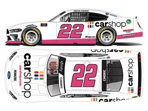`オースティン・シンドリック` #22 カーショップ フォード マスタング NASCAR Xfinityシリーズ 2021 (ミニカー)