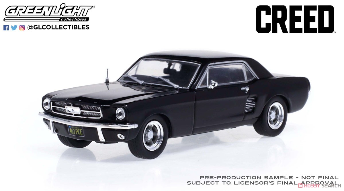 Creed (2015) - Adonis Creed`s 1967 Ford Mustang Coupe - Matte Black (ミニカー) 商品画像1