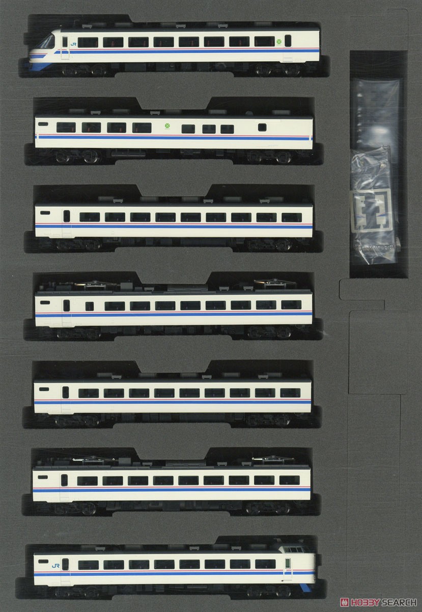 JR 485系 特急電車 (スーパー雷鳥) 基本セットA (基本・7両セット) (鉄道模型) 商品画像1