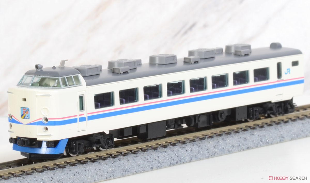 JR 485系 特急電車 (スーパー雷鳥) 基本セットA (基本・7両セット) (鉄道模型) 商品画像12