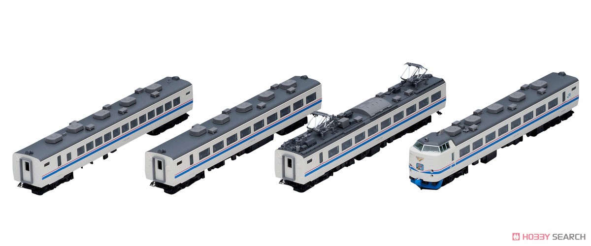 JR 485系 特急電車 (スーパー雷鳥) 増結セット (増結・4両セット) (鉄道模型) 商品画像10
