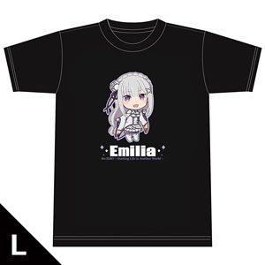 Re:Zero -Starting Life in Another World- T-Shirt B [Emilia] L Size (Anime Toy)