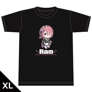 Re:Zero -Starting Life in Another World- T-Shirt D [Ram] XL Size (Anime Toy)