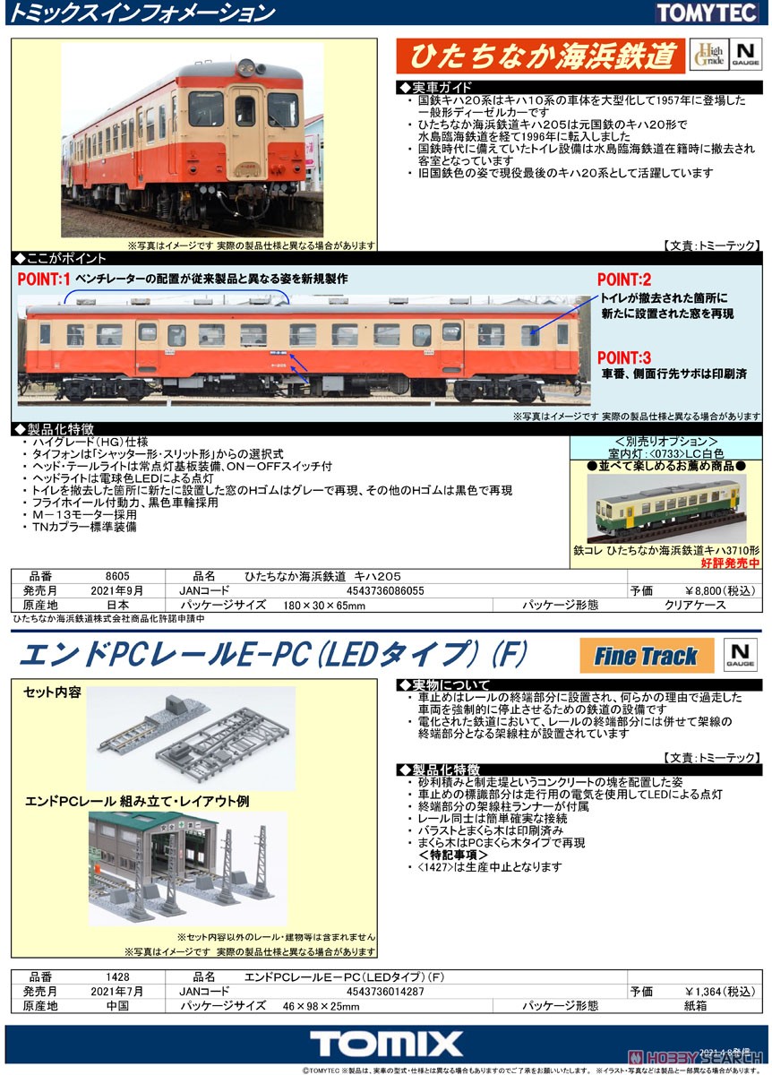 ひたちなか海浜鉄道 キハ205 (鉄道模型) 解説1