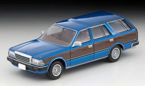 TLV-N244a Gloria Wagon V20E GL (Blue/Wood) (Diecast Car)
