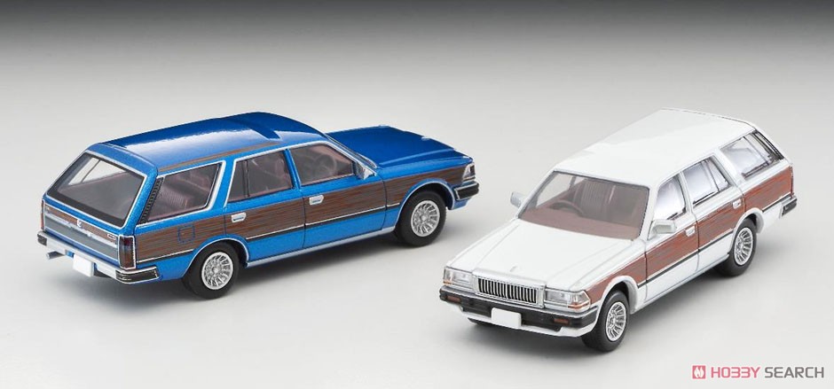 TLV-N244a Gloria Wagon V20E GL (Blue/Wood) (Diecast Car) Other picture1