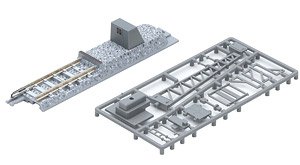 Fine Track PC Buffer Track (with Iluminated Lantern) E-PC (LED Type) (F) (1 Piece) (Model Train)