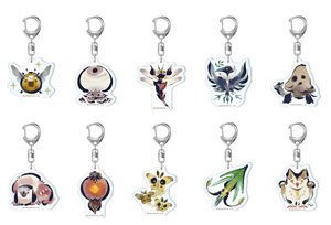 Monster Hunter Rise Pets Icon Acrylic Mascot Collection Vol.2 (Set of 10) (Anime Toy)