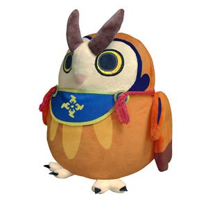 Monster Hunter Rise Deformed Plush Cohoot (Anime Toy)