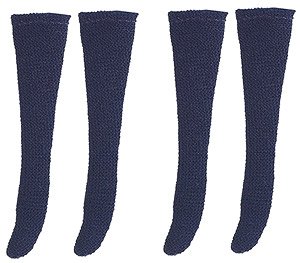 High Socks Set II (Navy) (Fashion Doll)