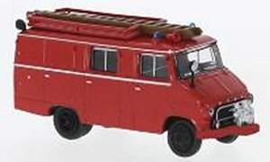 (HO) Opel Blitz LF 8 1959 Red (Model Train)