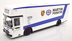 Mercedes O317 Porsche Renntransporter 1968 Martini Racing (Diecast Car)