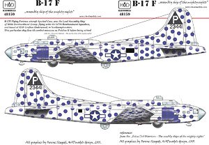 B-17F Spotted Cow USAAF (Decal)
