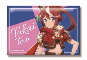 Uma Musume Pretty Derby Season 2 Square Can Badge Tokai Teio (Anime Toy)