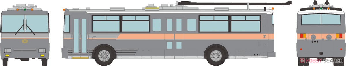鉄道コレクション 関電トンネルトロリーバス 300型前期型 (301号車) (鉄道模型) その他の画像1