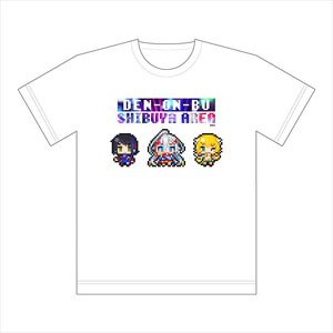 [電音部] Tシャツ (シブヤエリア/ドット絵) Lサイズ (キャラクターグッズ)
