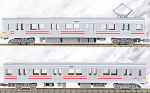富山地方鉄道 17480形 (前面グラデーション帯・第1編成) 2両編成セット (動力付き) (2両セット) (塗装済み完成品) (鉄道模型)
