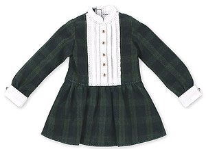 Komorebimori no Oyofukuyasan PNS Kakurenbo Tunic Blouse (Green Check) (Fashion Doll)